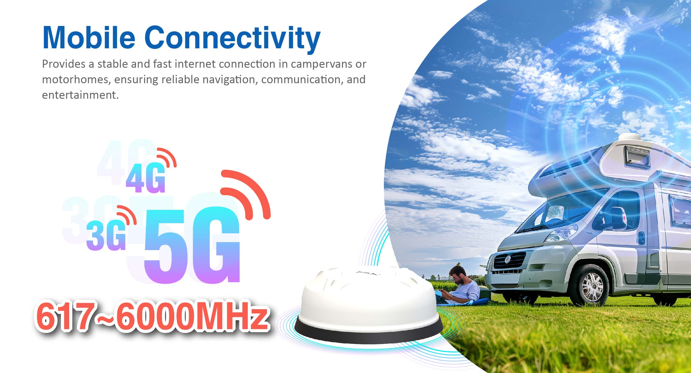 Best 4G/ 4G LTE /5G ANTENNA for motor home and caravan