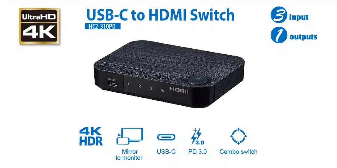 USB-C to HDMI converter / switch